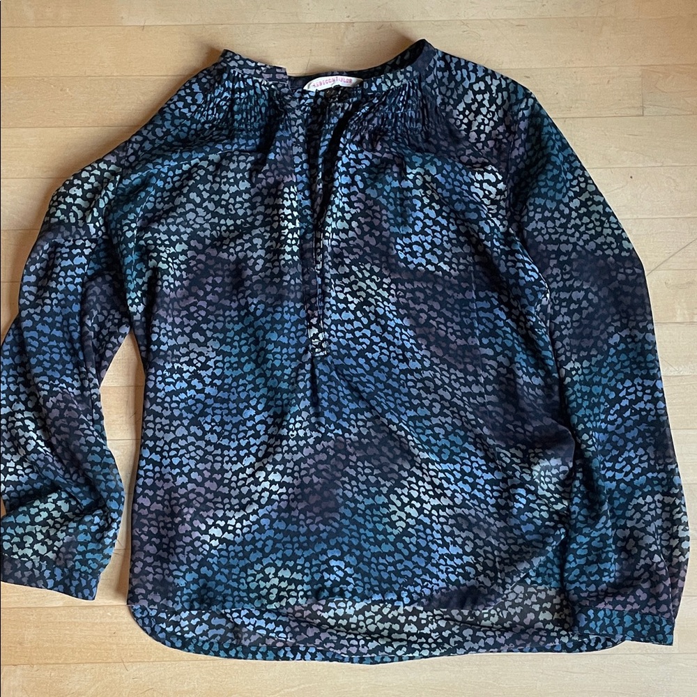 Rebecca Taylor Multicolor Patterned Blouse